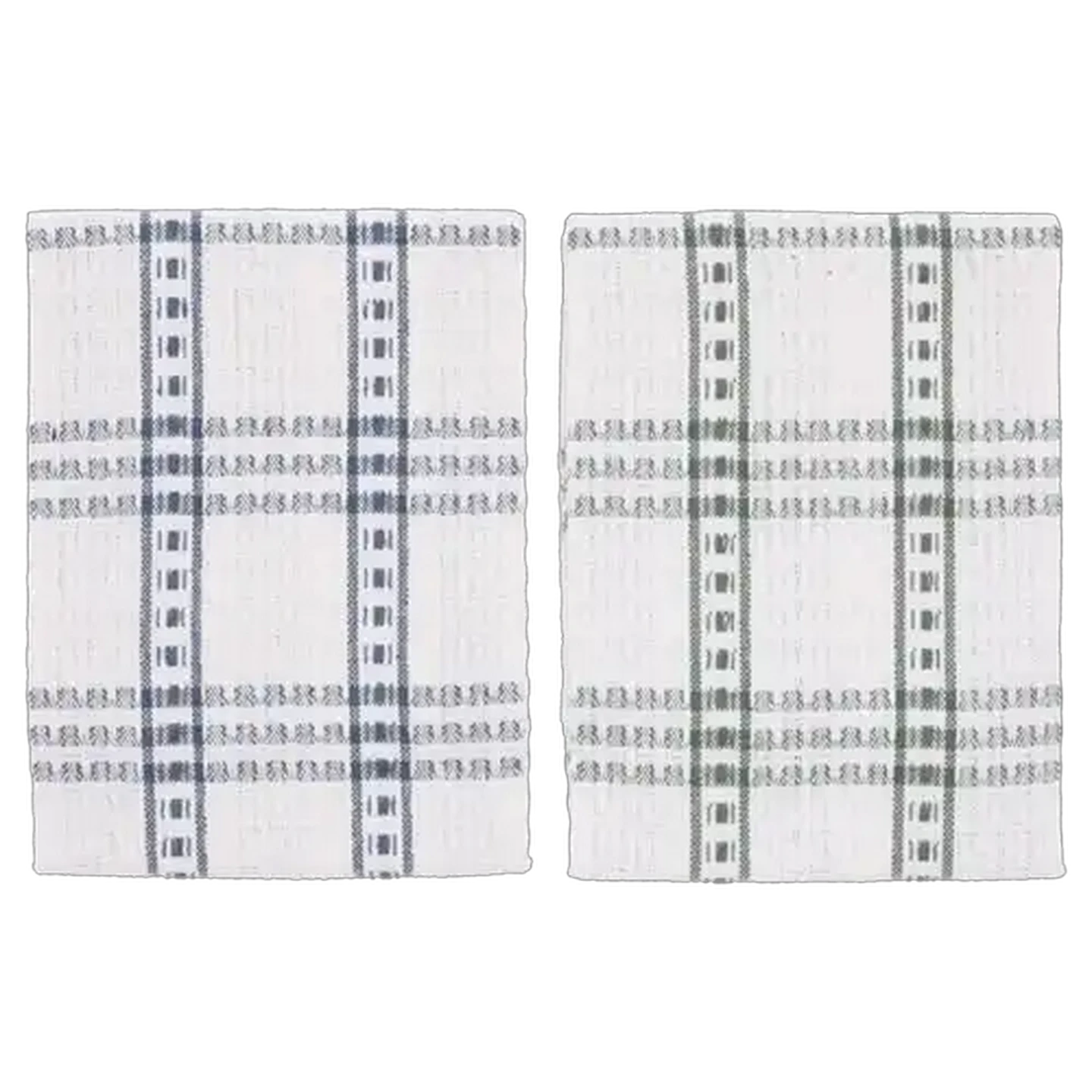 Image of Essentials Woven Check Kitchen Cloth 40 x 60cm (Colour May Vary)