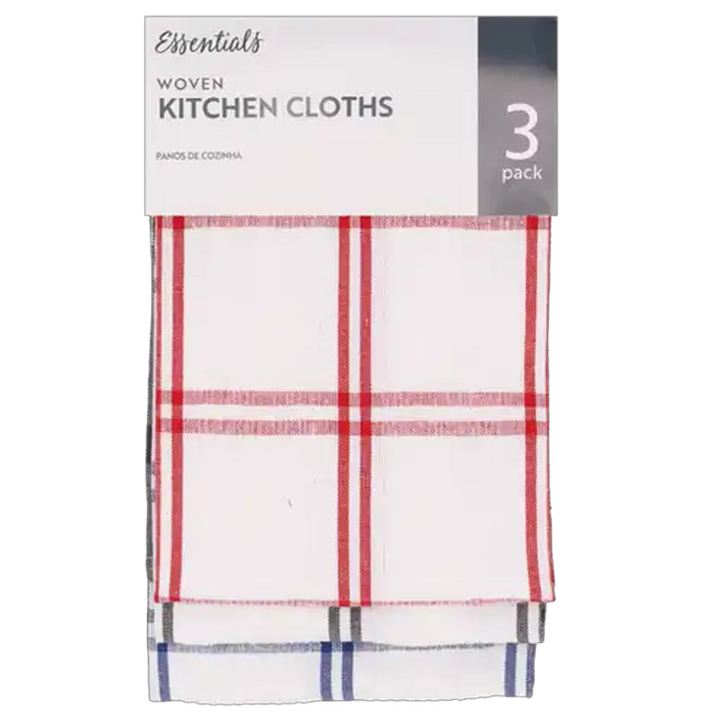 Image of Essentials Honeycomb Kitchen Swab 40 x 70cm 3-Pack