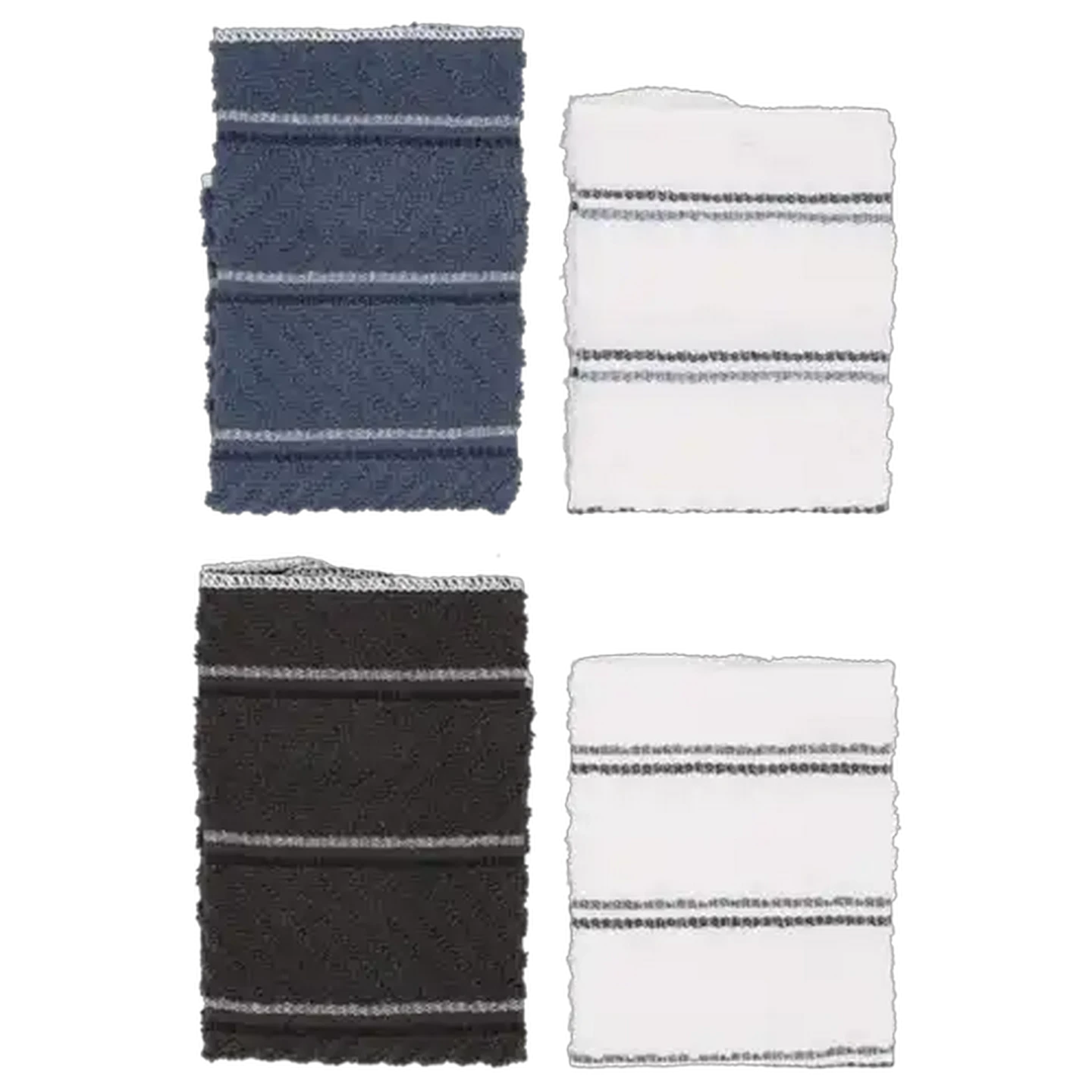 Image of Essentials Norway Terry Kitchen Swabs 30 x 30cm 2-Pack (Colour May Vary)