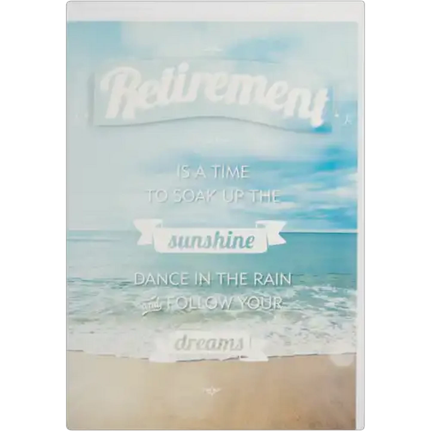 Image of Carlton Cards Large Sunshine & Dreams Retirement Card