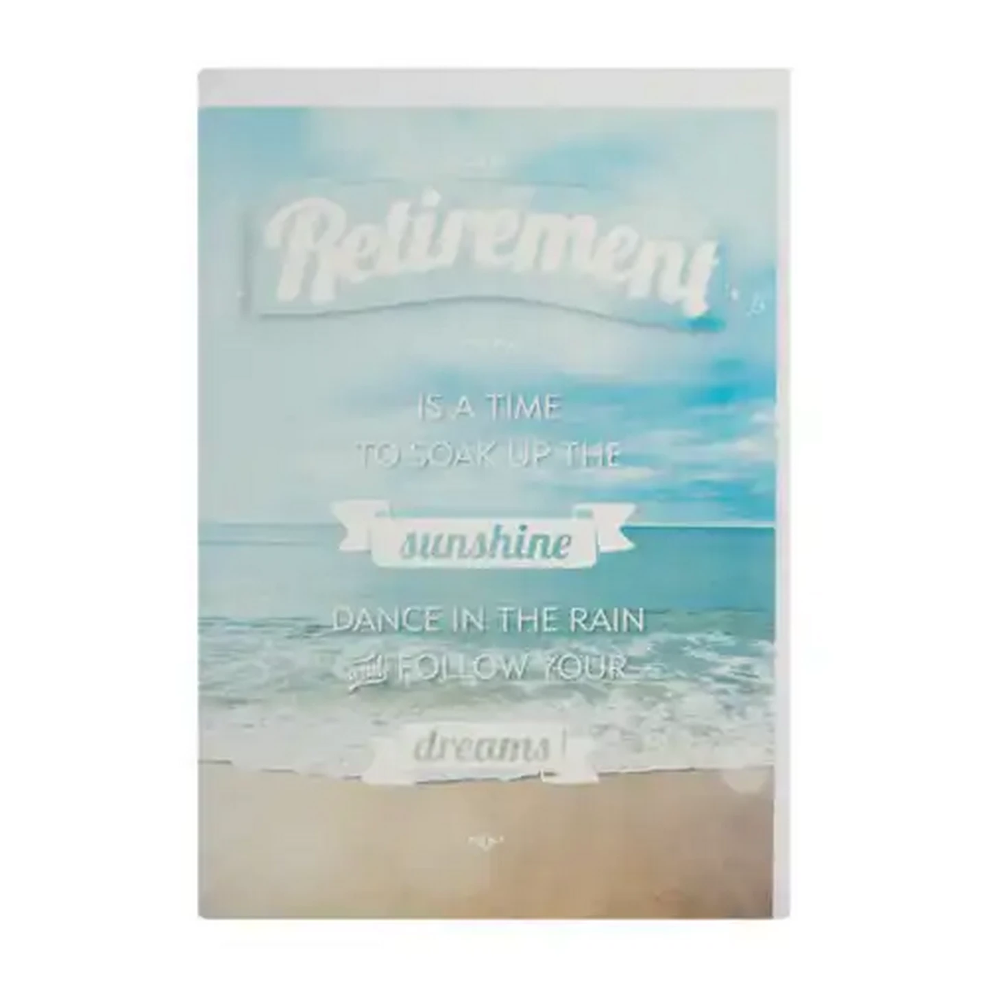 Image of Carlton Cards Large Sunshine & Dreams Retirement Card