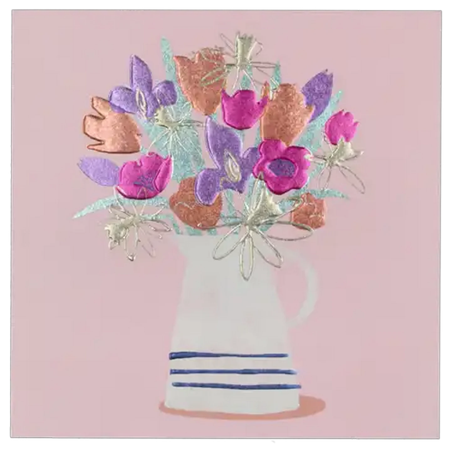 Image of Flowers Party Poppers Everyday Card