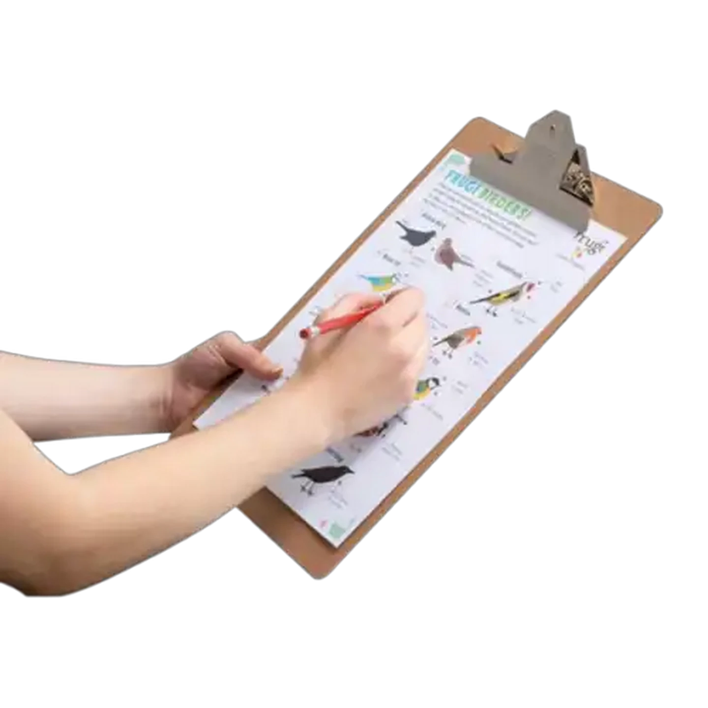 Image of Alpha Trefoil Brown A4 Masonite Clipboard