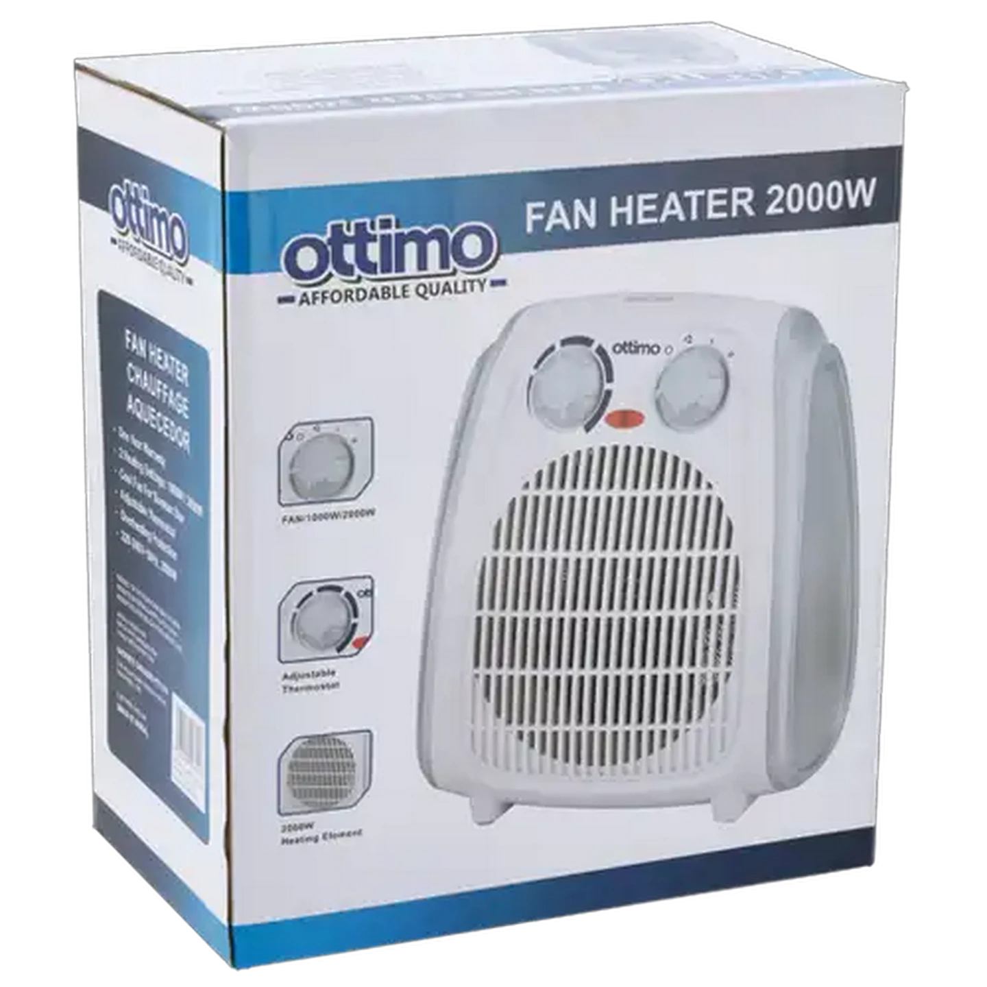 Image of Ottimo White Fan Heater