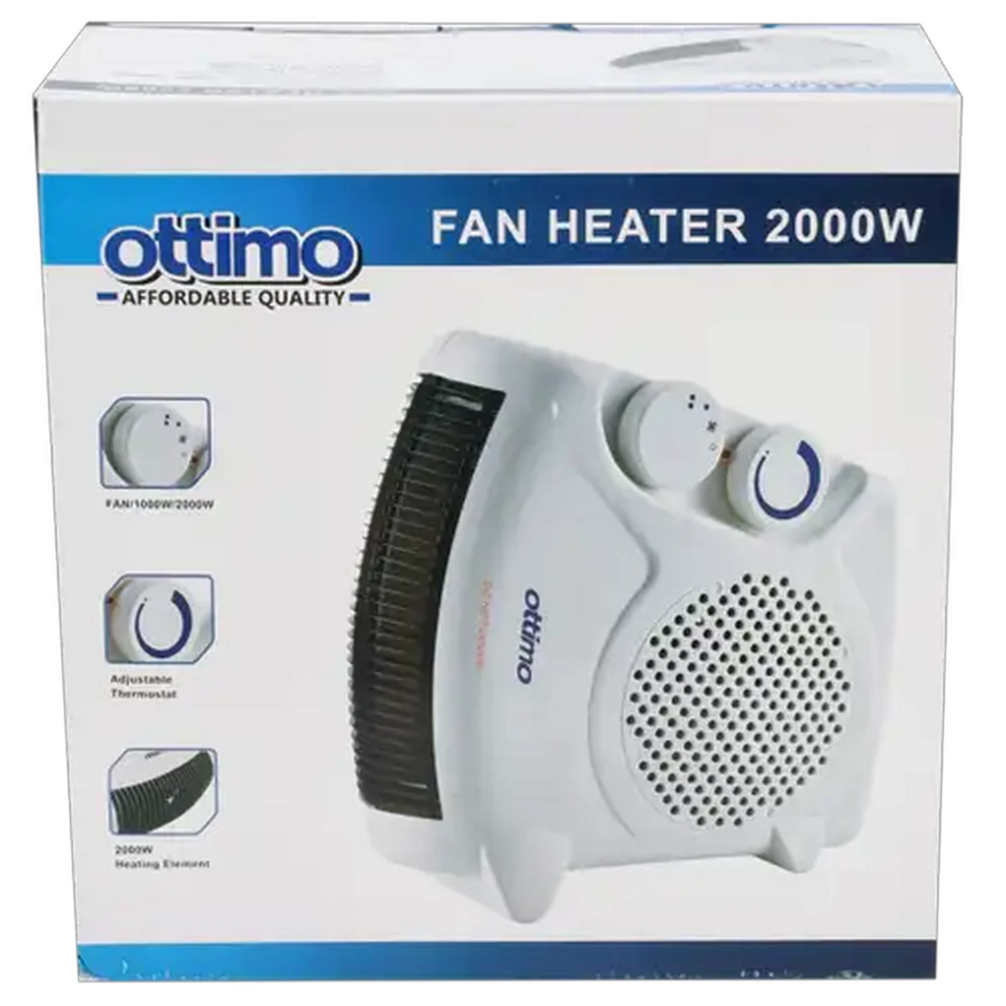 Image of Ottimo Vertical Fan Heater 2000W