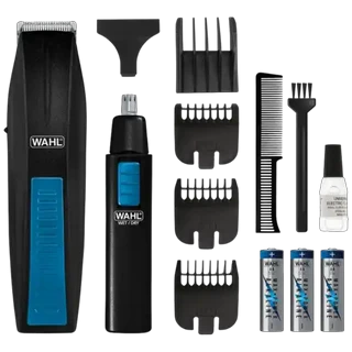 Wahl Beard Battery Trimmer + Bonus Nose Trimmer 13-Piece