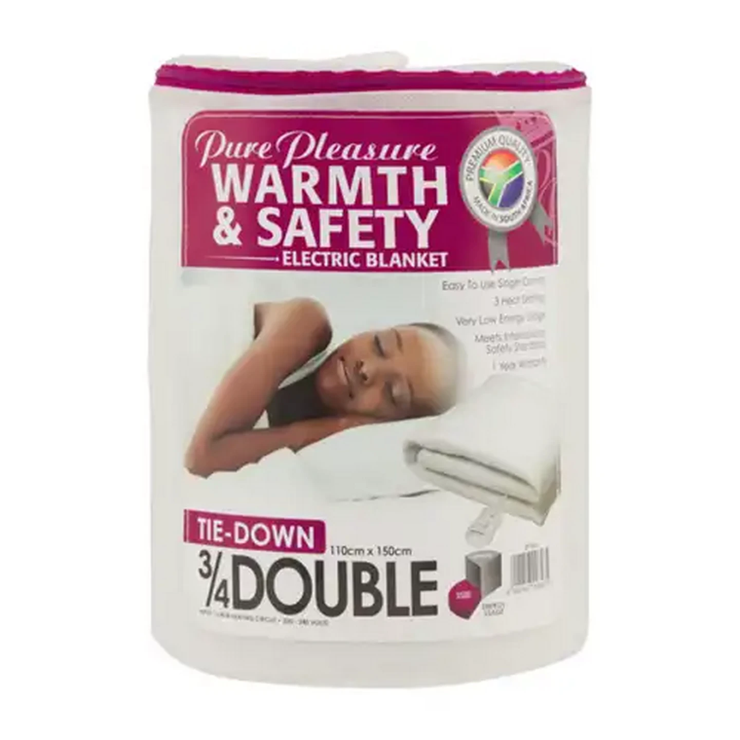 Image of Pure Pleasure 3/4 Double Tie-Down Electric Blanket