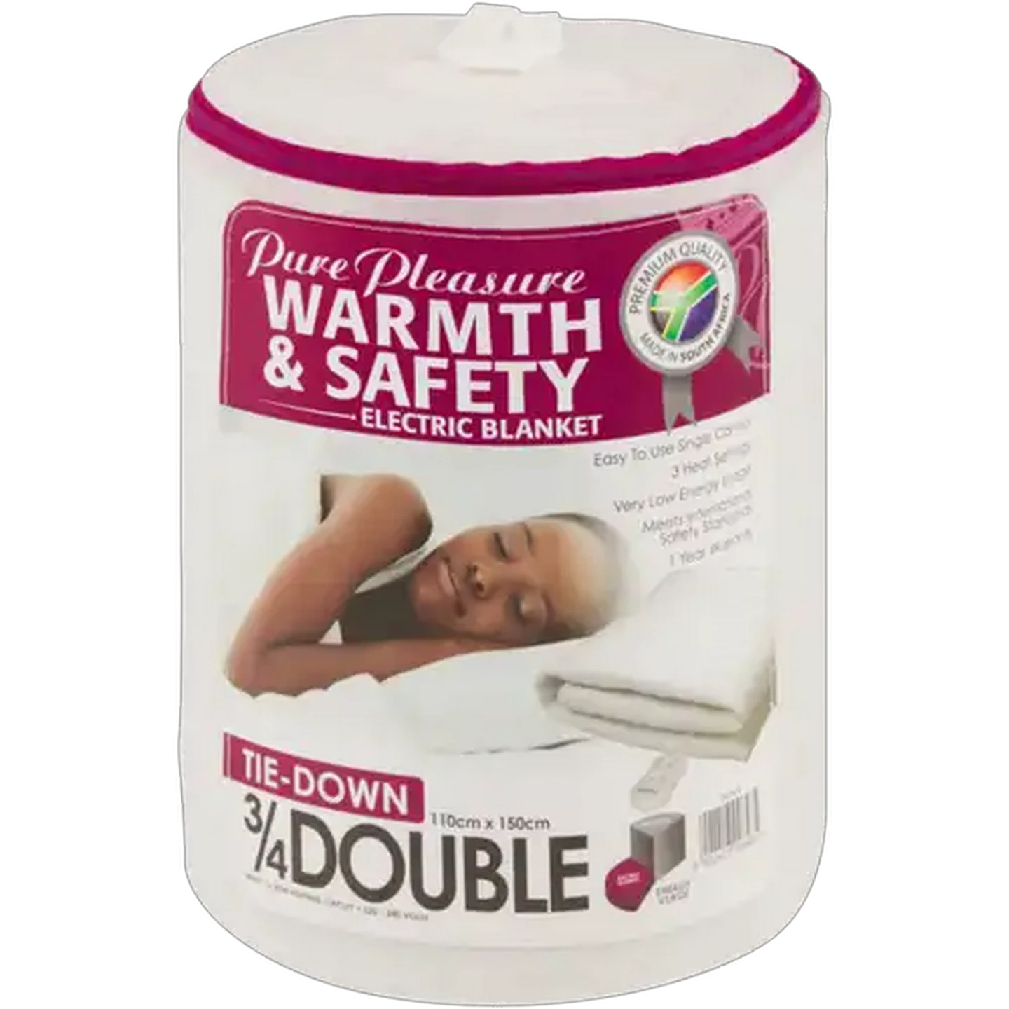 Image of Pure Pleasure 3/4 Double Tie-Down Electric Blanket