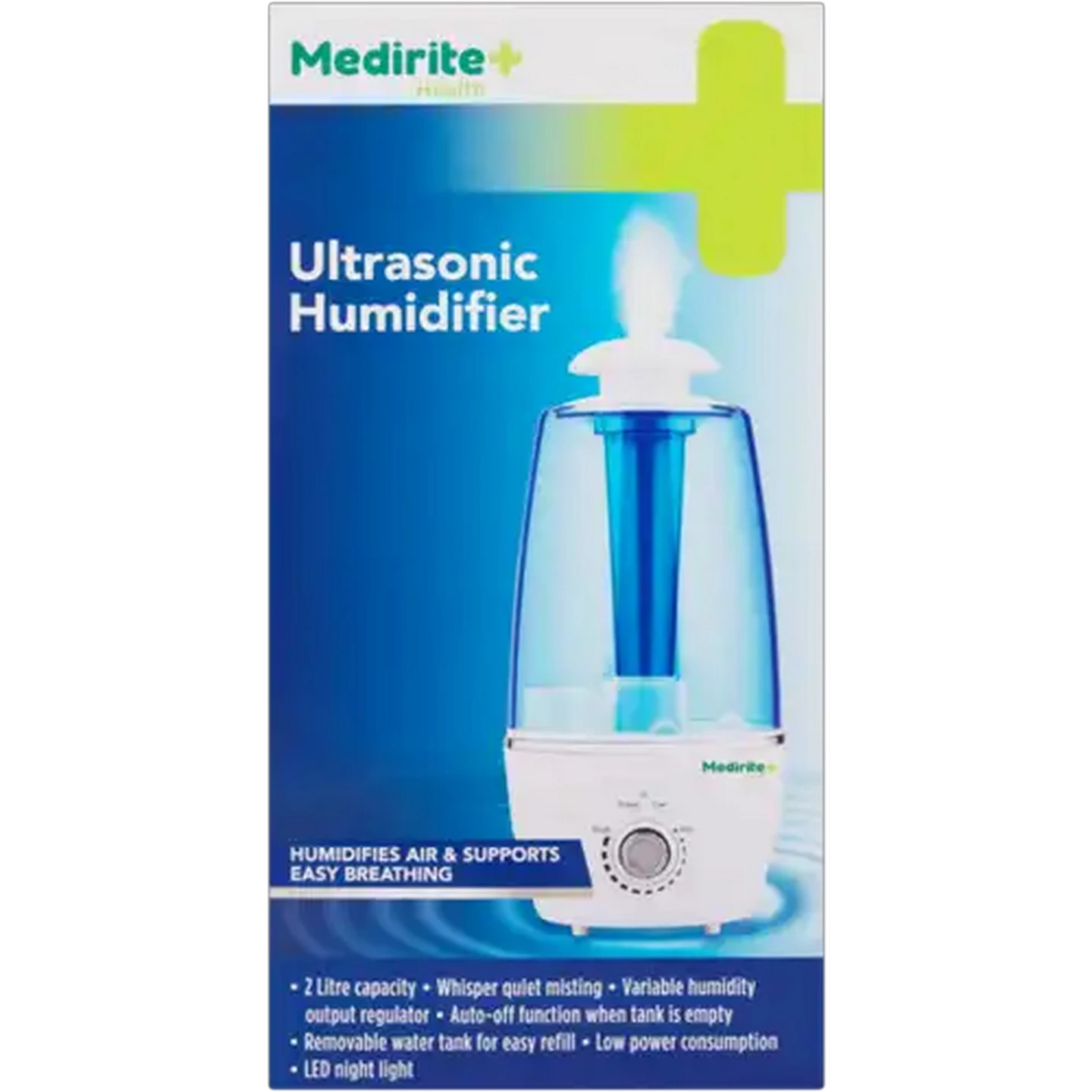 Image of Medirite Ultrasonic Humidifier 2L