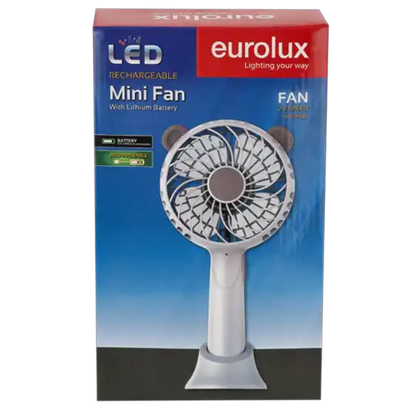 Image of Eurolux Rechargeable Portable Fan