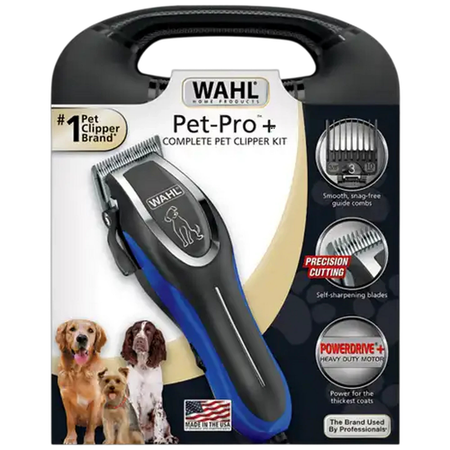 Image of Wahl Pet-Pro+ Corded Pet Hair Clipper Kit 8-Piece