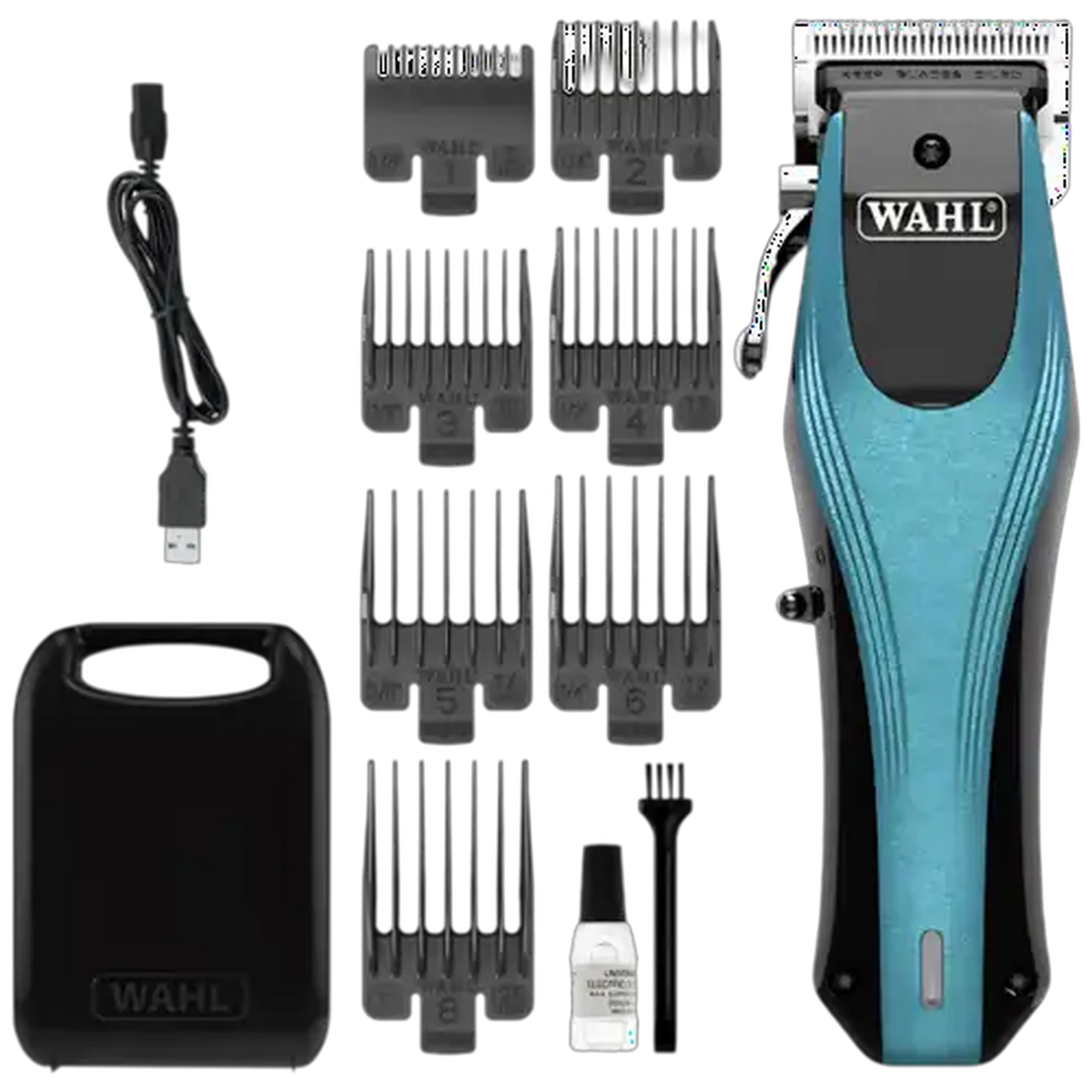 Image of Wahl Groom Lite Lithium-Ion Cordless USB Adjustable Pet Hair Clipper 12-Piece