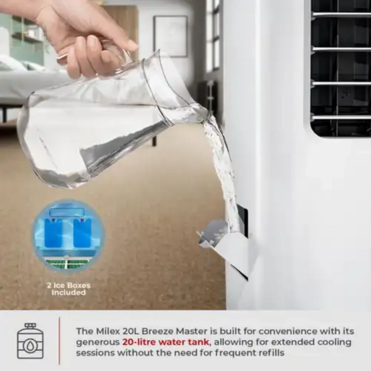 Image of Milex White Air Cooler 20L
