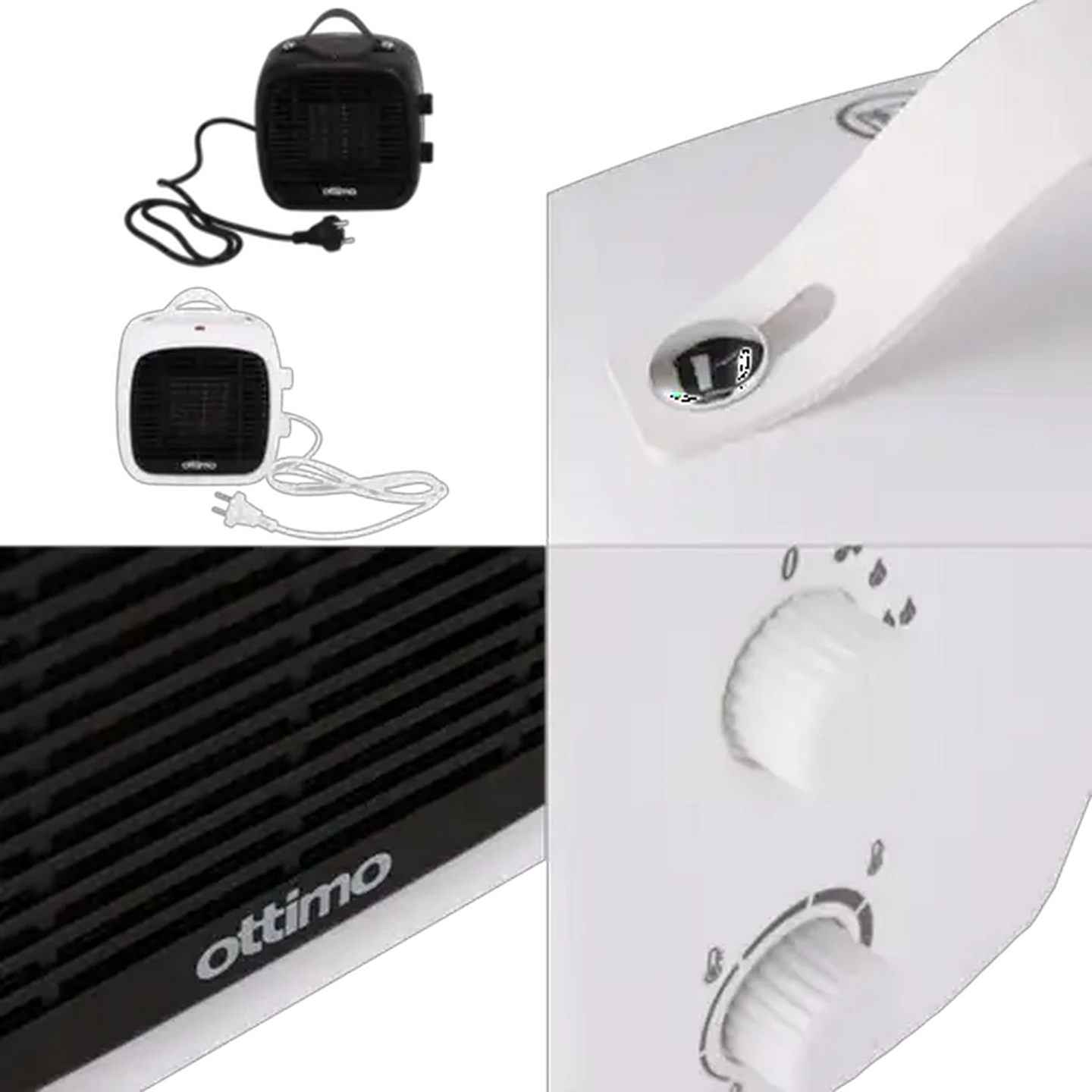 Image of Ottimo Ceramic Fan Heater 1200W (Colour May Vary)