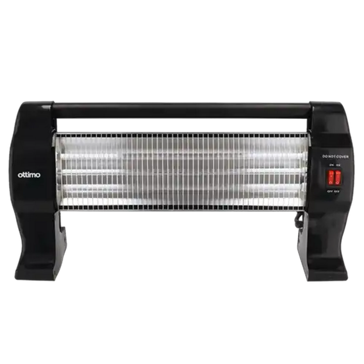Image of Ottimo Black 3 Bar Quartz Heater 1200W