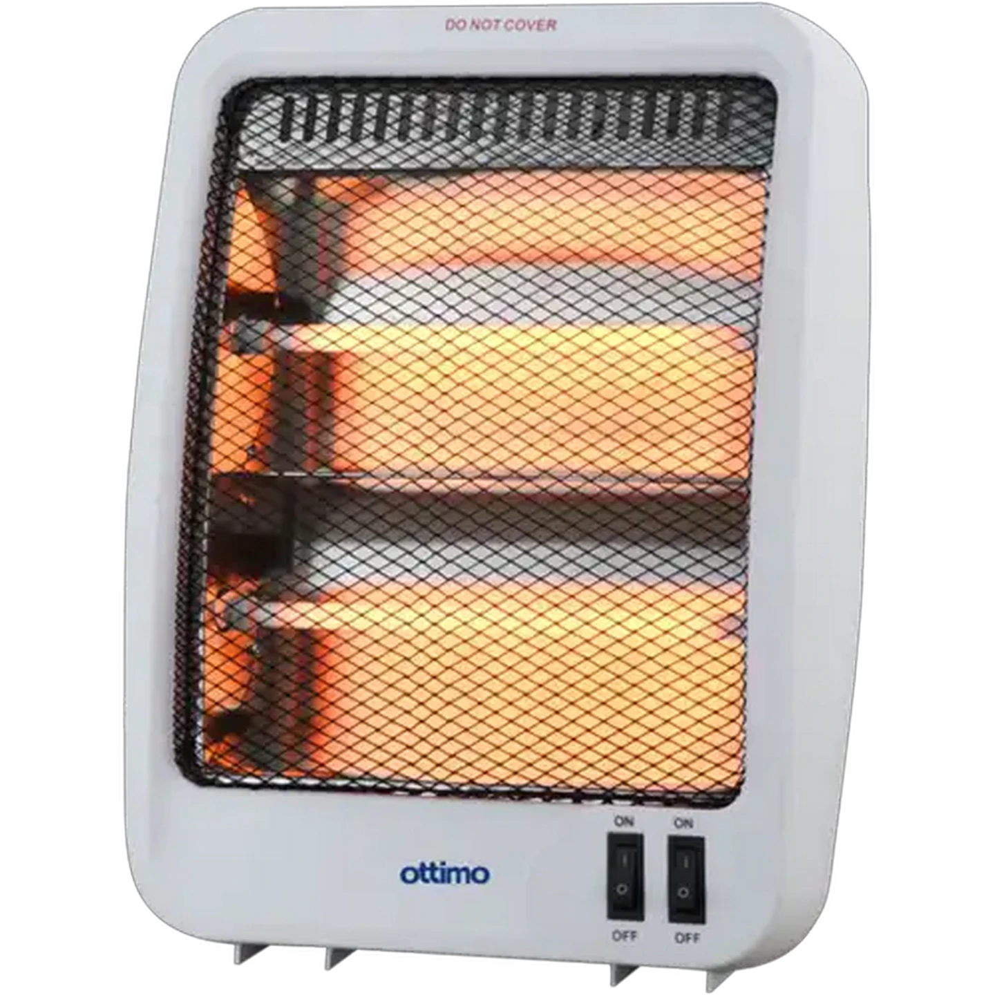 Image of Ottimo White 2 Bar Quartz Heater 800W