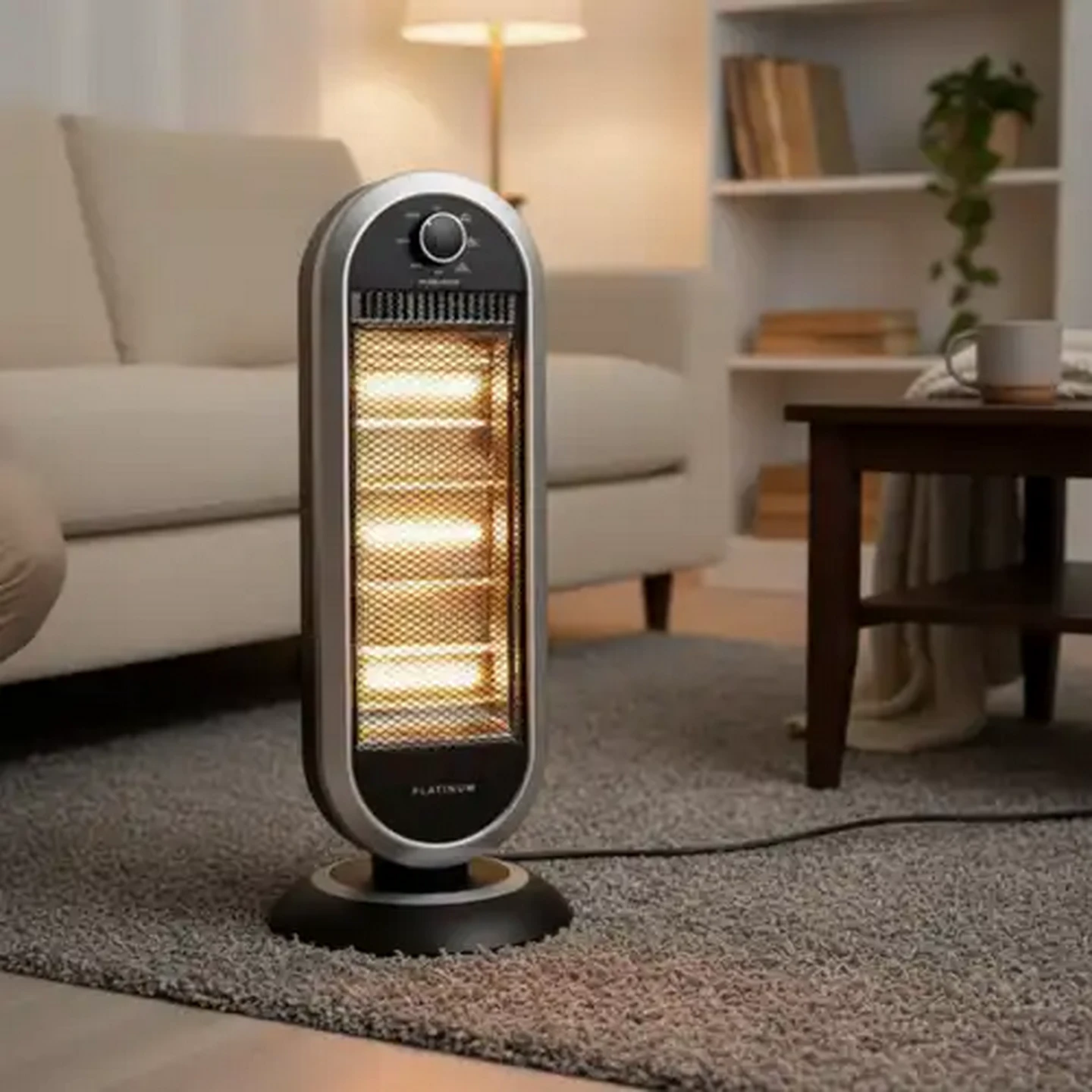 Image of Platinum 3 Bar Halogen Heater 1200W