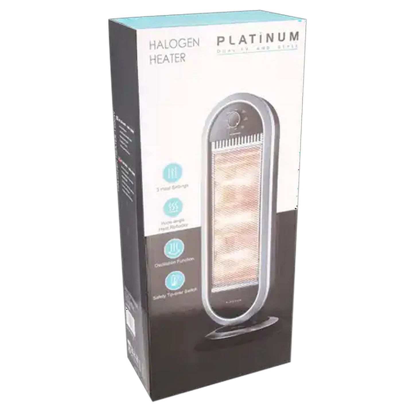 Image of Platinum 3 Bar Halogen Heater 1200W