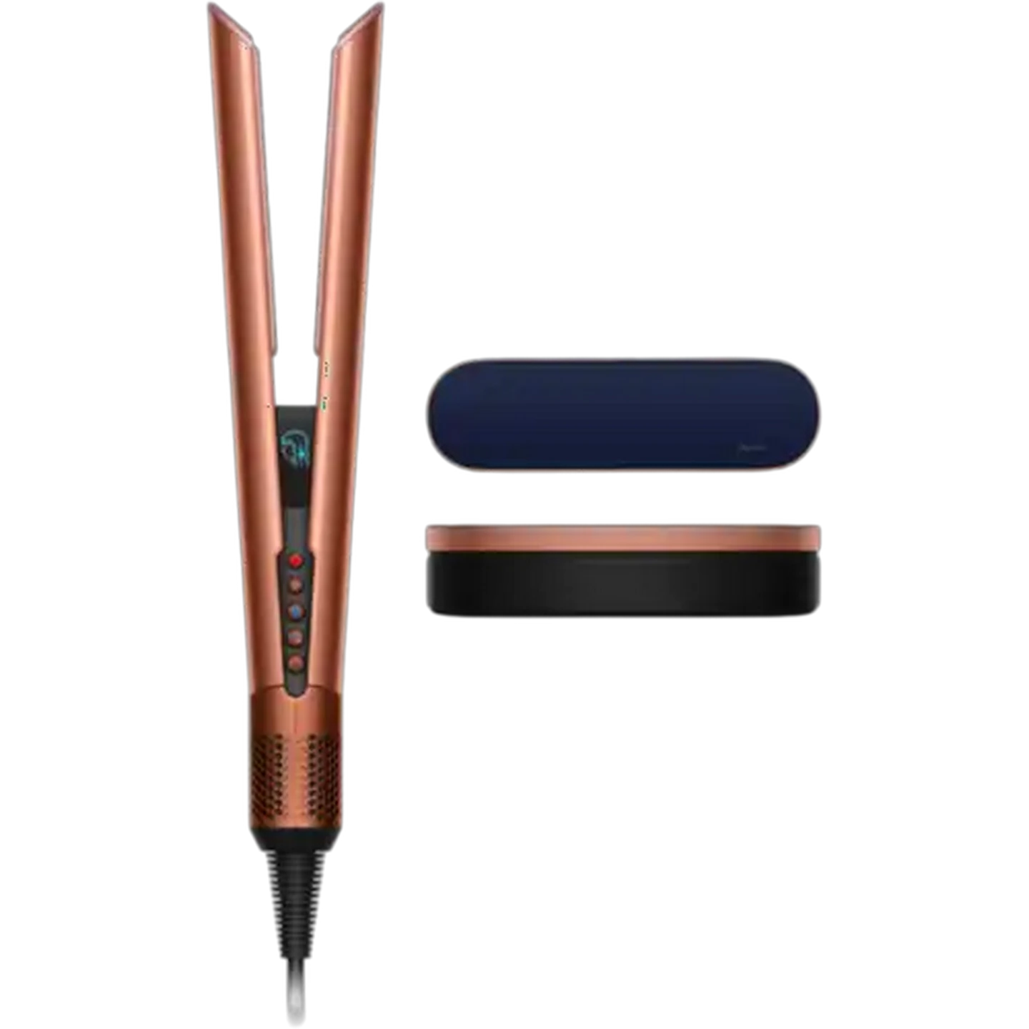 Image of Dyson Airstrait HT01 Amber Silk & Pink Champagne Hair Straightener