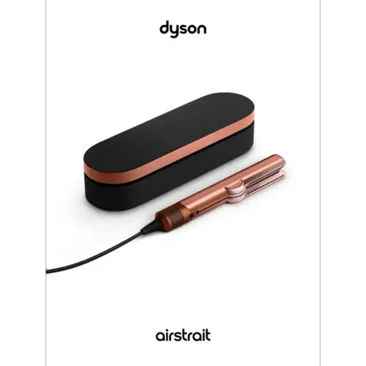 Image of Dyson Airstrait HT01 Amber Silk & Pink Champagne Hair Straightener