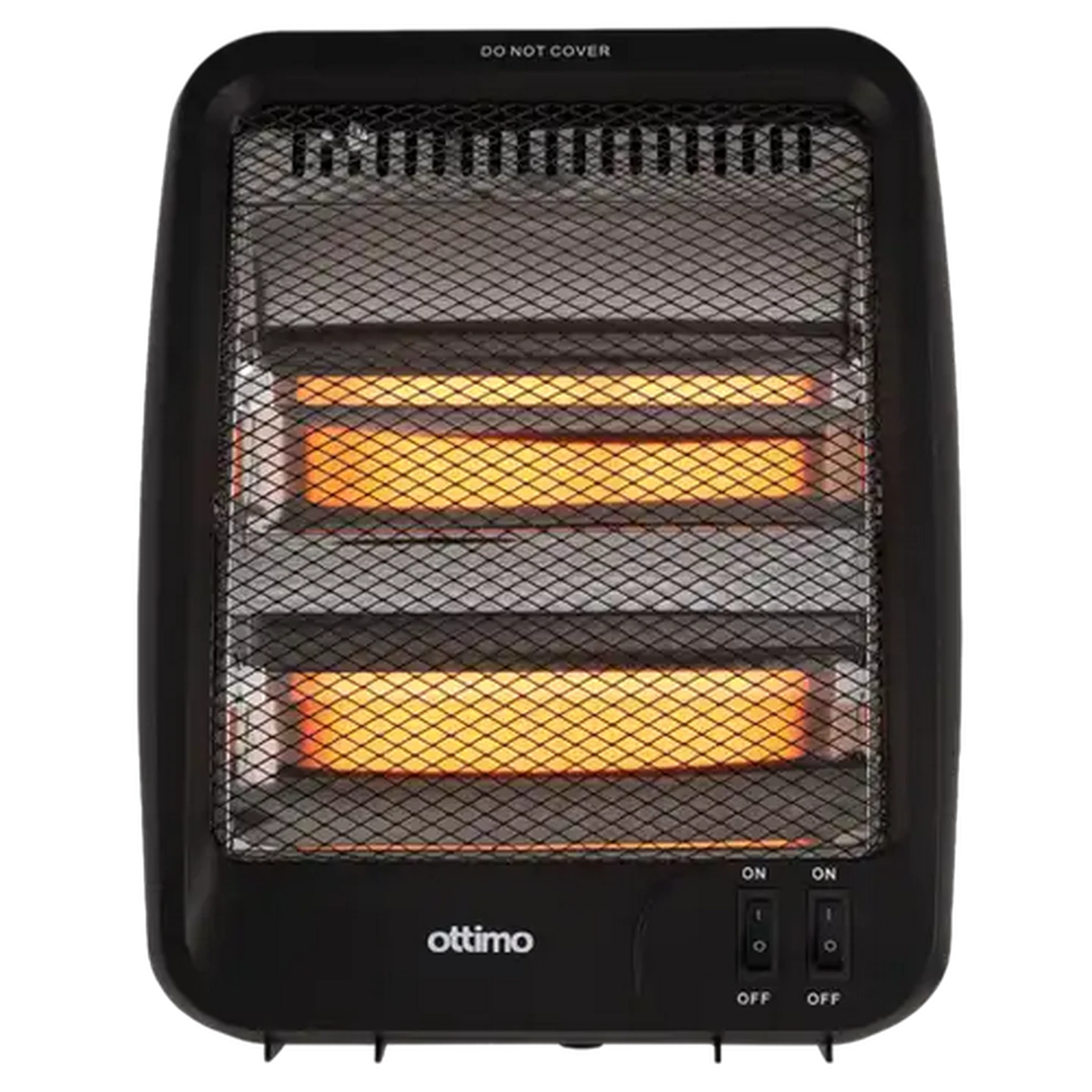 Image of Ottimo Black 800W 2-Bar Heater 800W