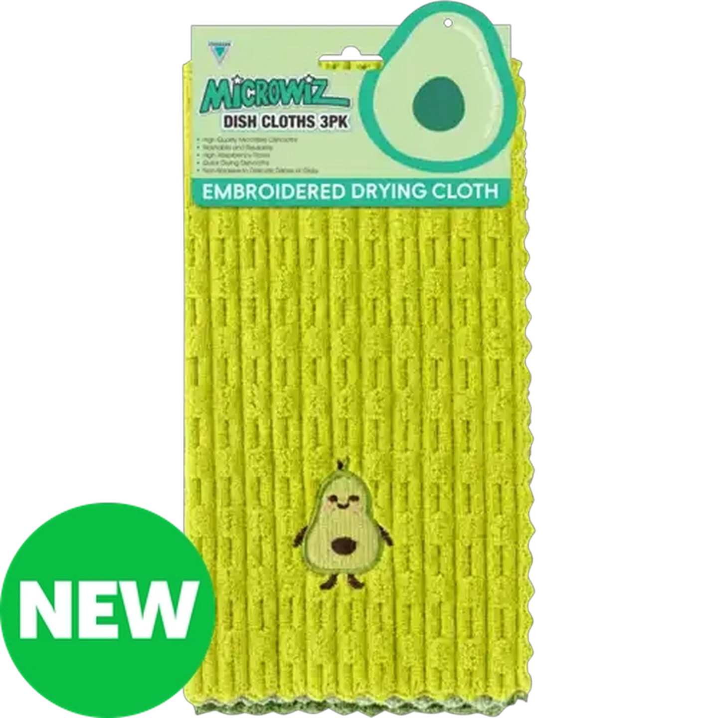 Image of Microwiz Avo Dish Cloth 3-Pack