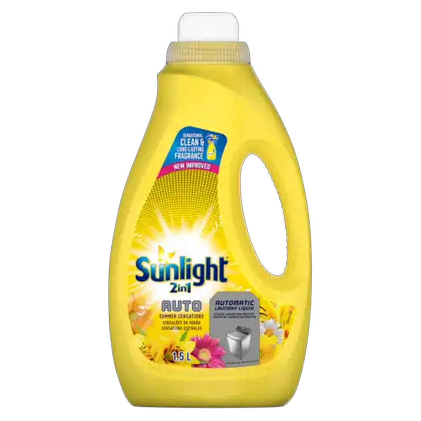 Image of Sunlight 2-In-1 Auto Summer Sensations Automatic Laundry Liquid 1.5L
