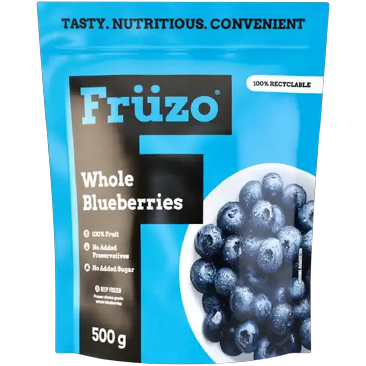 Image of Früzo Frozen Whole Blueberries 500g