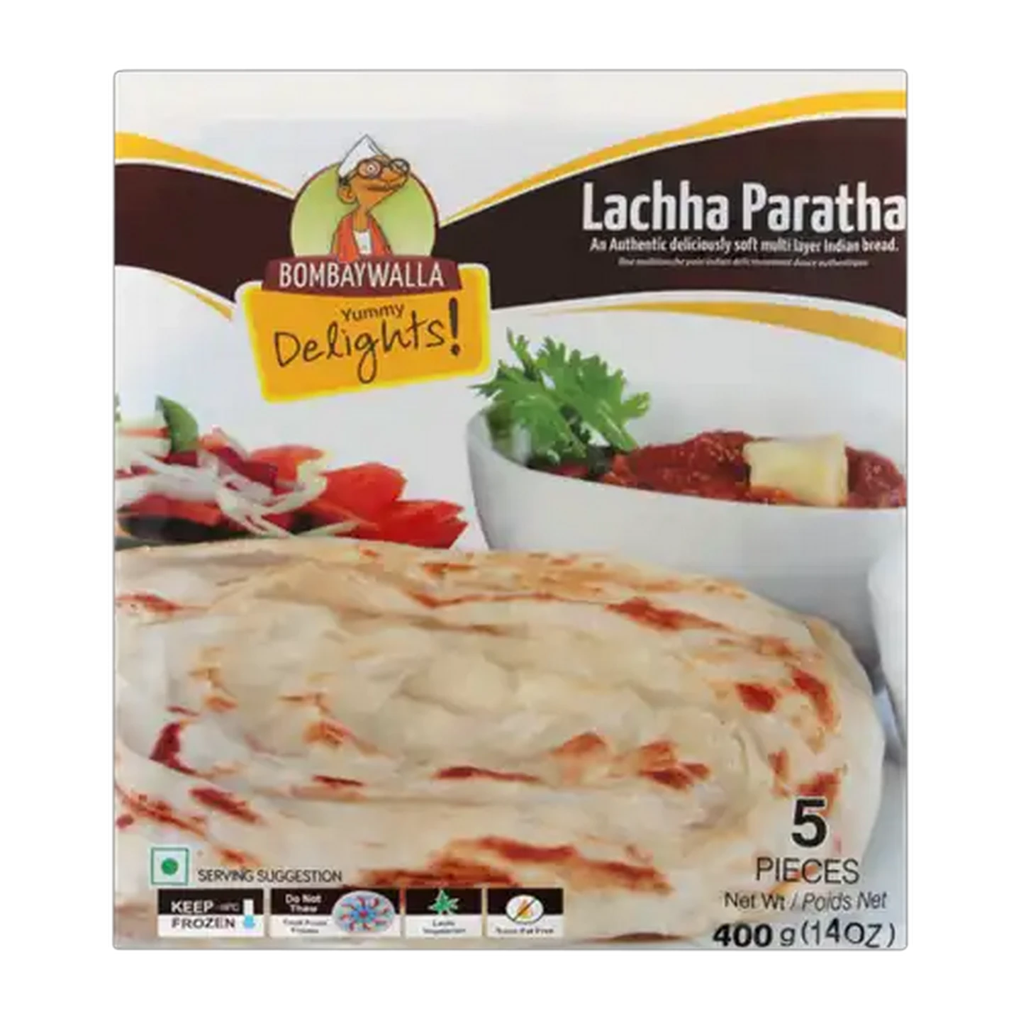 Image of Bombaywalla Frozen Lachha Paratha 400g
