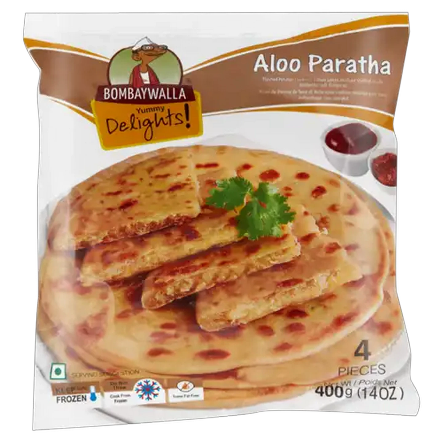 Image of Bombaywalla Frozen Aloo Paratha 400g