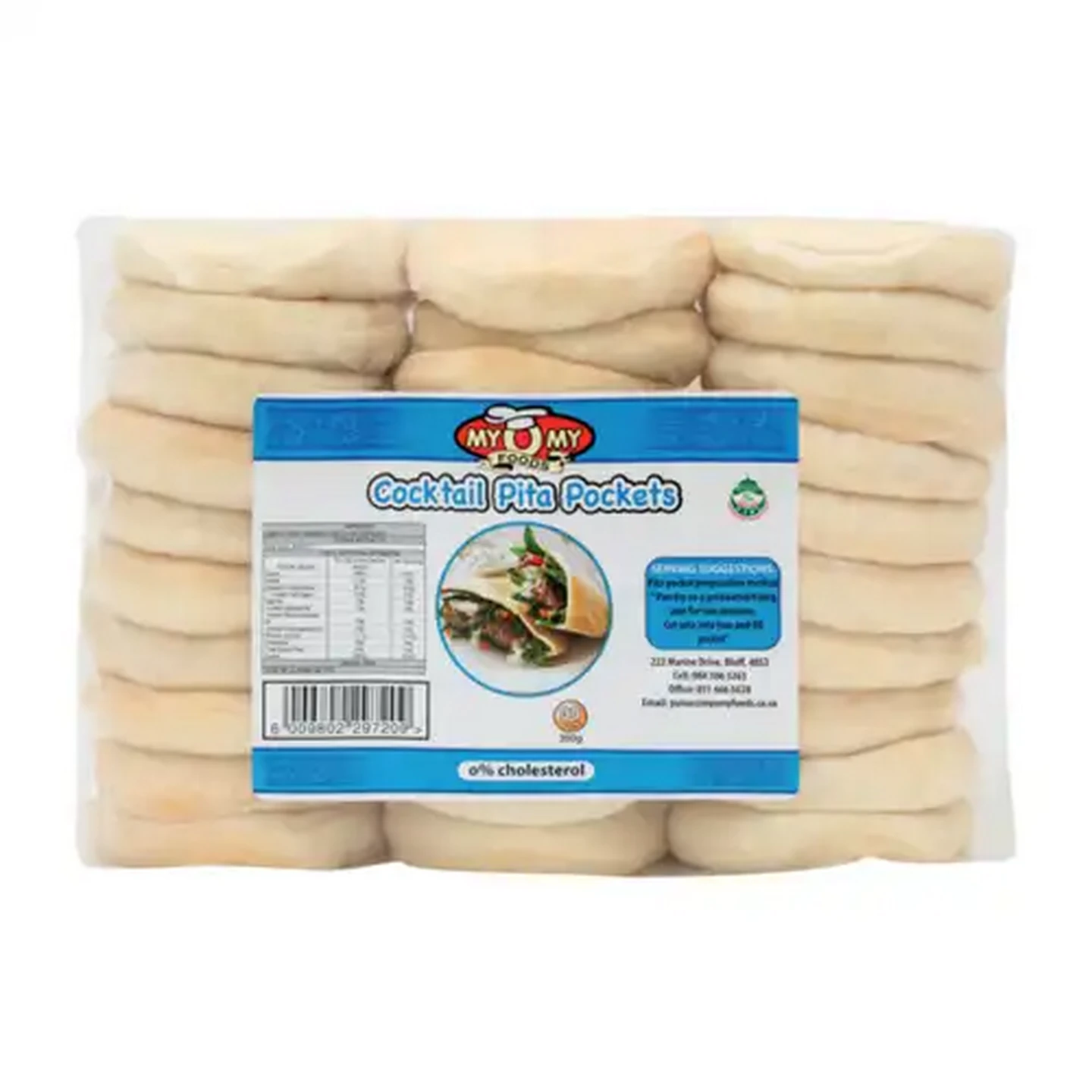 Image of MyOMy Foods Foods Frozen Cocktail Pita Pockets 350g