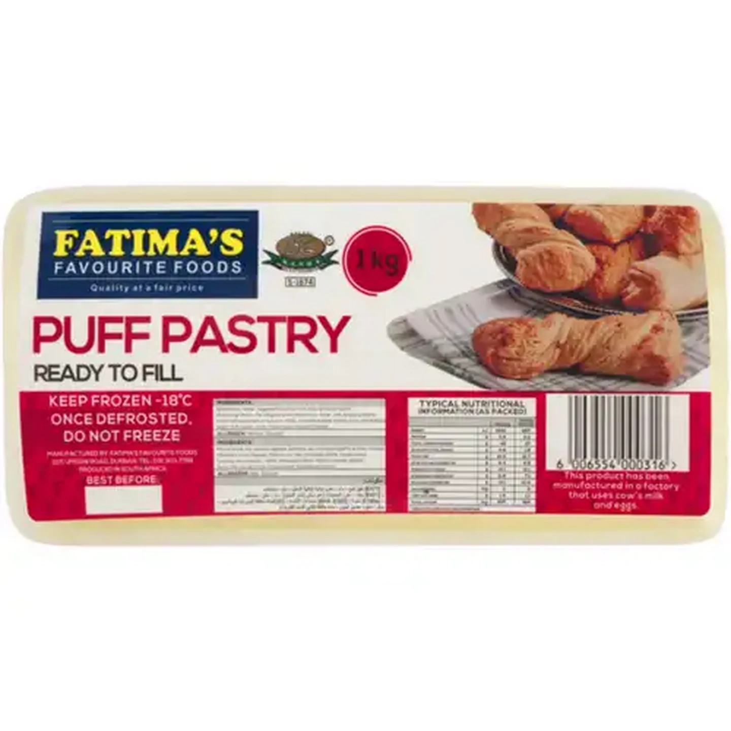 Image of Fatima's Favourite Foods Puff Pastry 1kg
