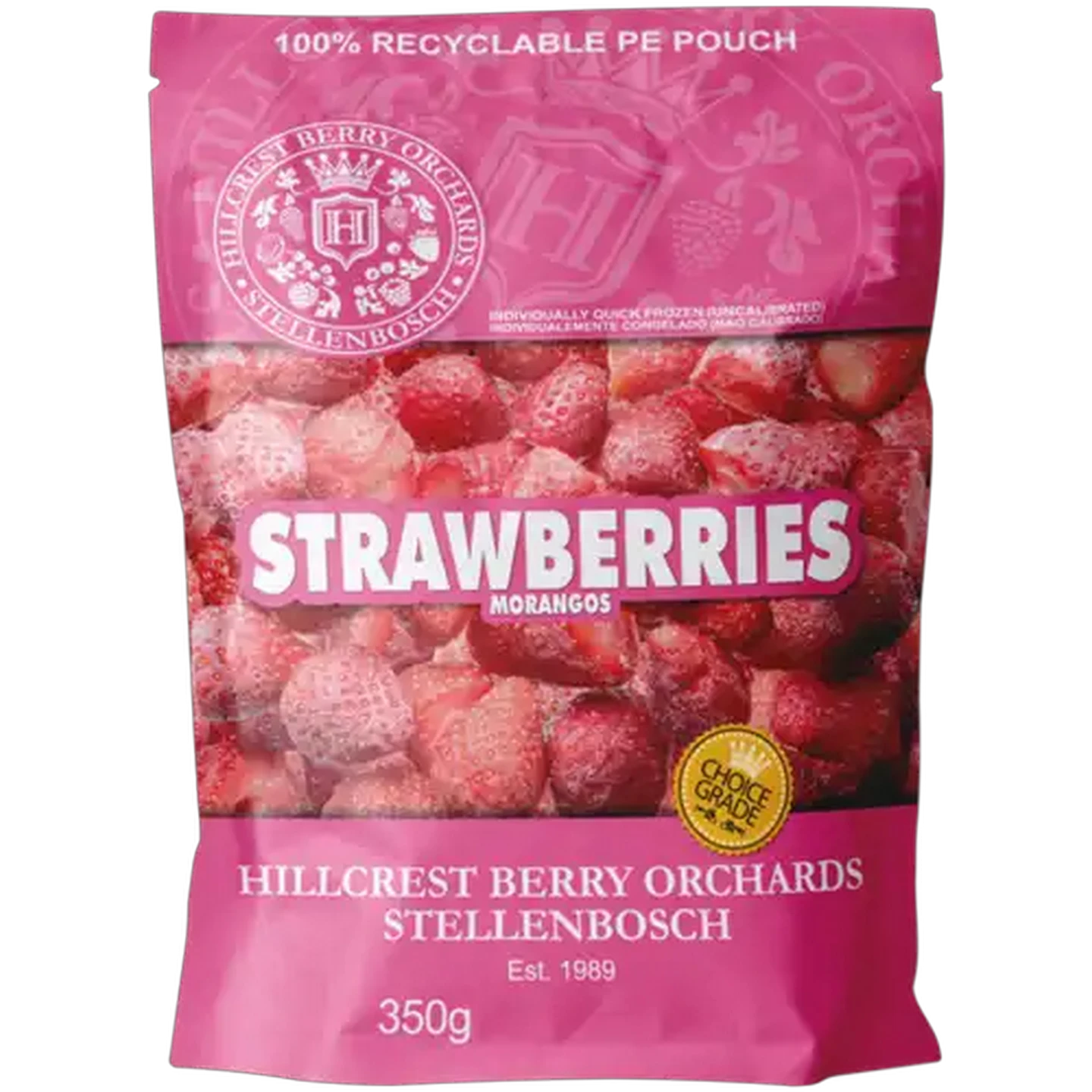 Image of Hillcrest Berry Orchards Frozen Strawberries 350g