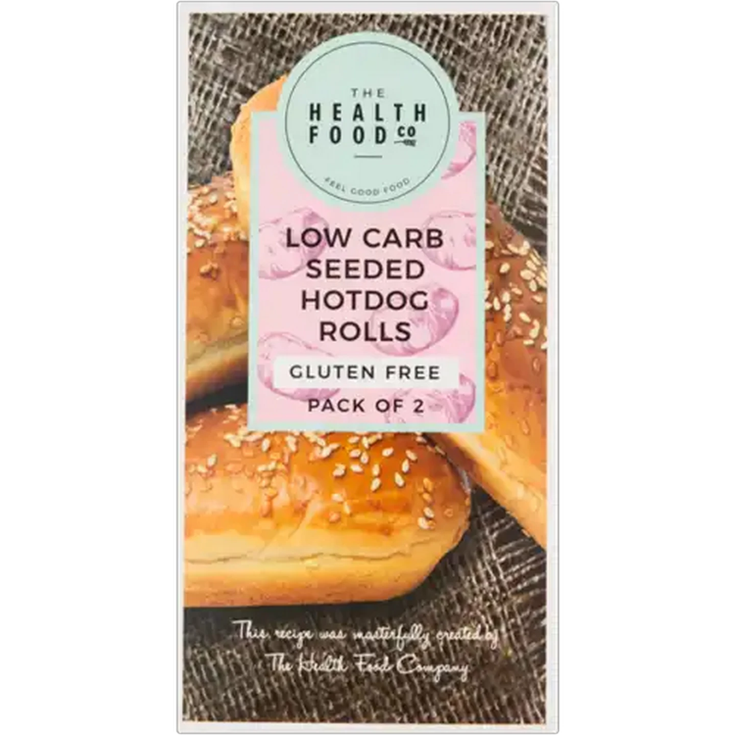 Image of The Health Food Company Frozen Low Carb Seeded Hotdog Rolls 2 x 100g
