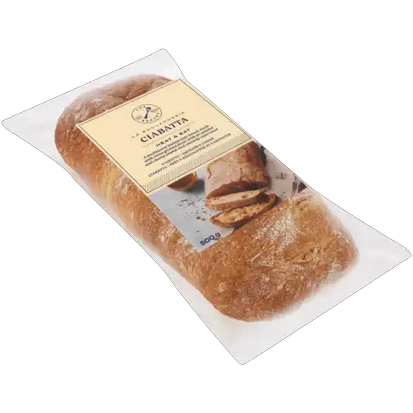 Image of The Bakery Frozen La Boulangerie Heat & Eat Ciabatta Loaf 500g