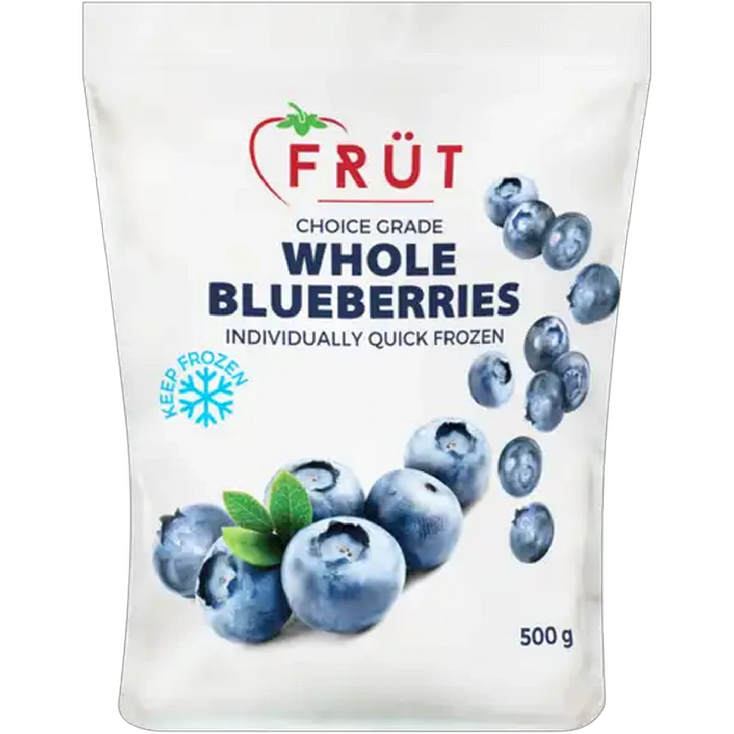 Image of Früt Frozen Whole Blueberries 500g