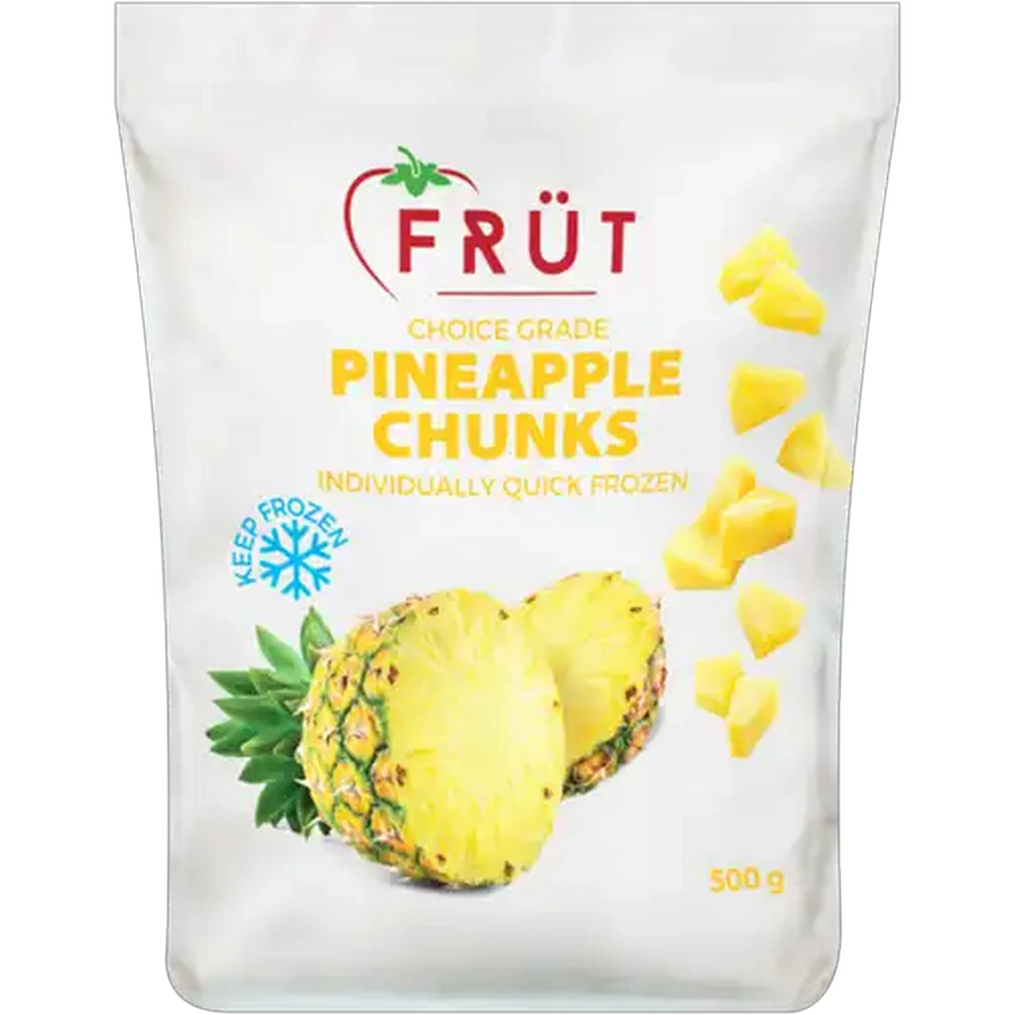 Image of Früt Frozen Pineapple Chunks 500g