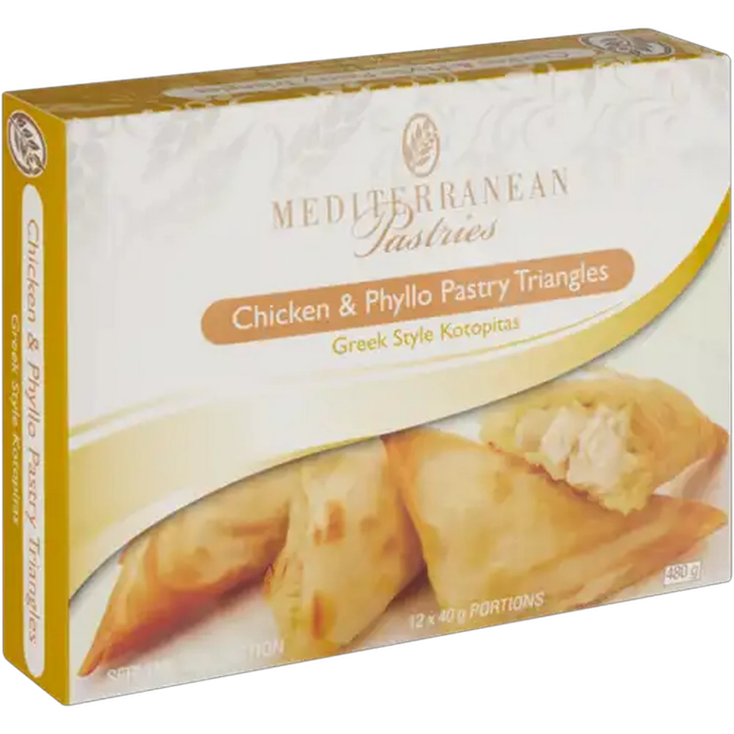 Image of Mediterranean Delicacies Frozen Chicken & Phyllo Pastry Triangles 480g