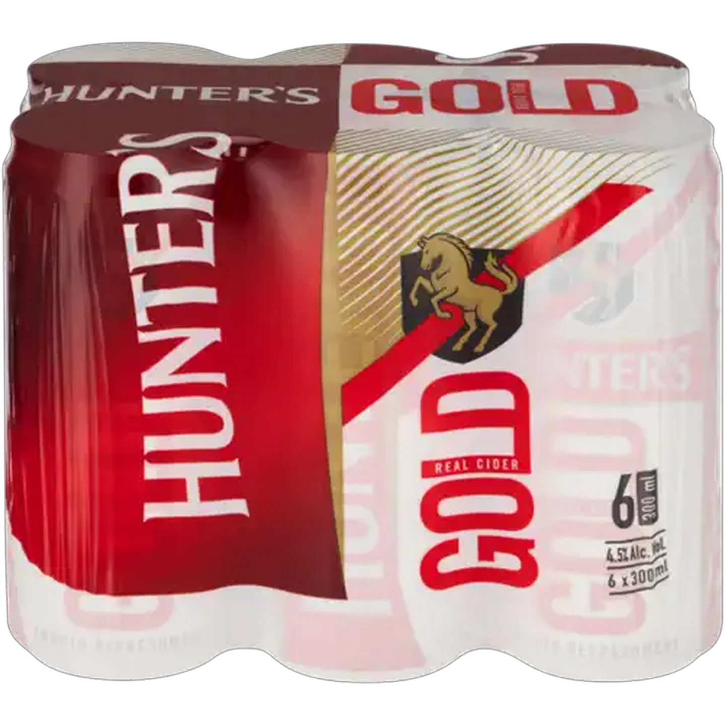 Image of Hunter's Gold Cider Can 6 x 300ml