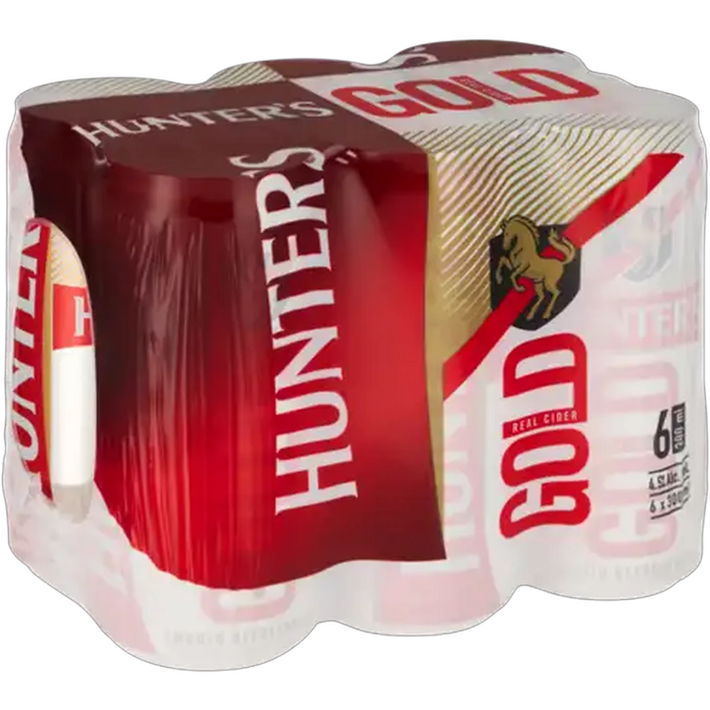Image of Hunter's Gold Cider Can 6 x 300ml