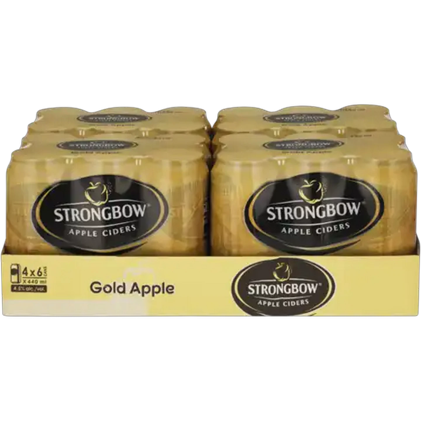 Image of Strongbow Gold Apple Premium Apple Cider Cans 24 x 440ml