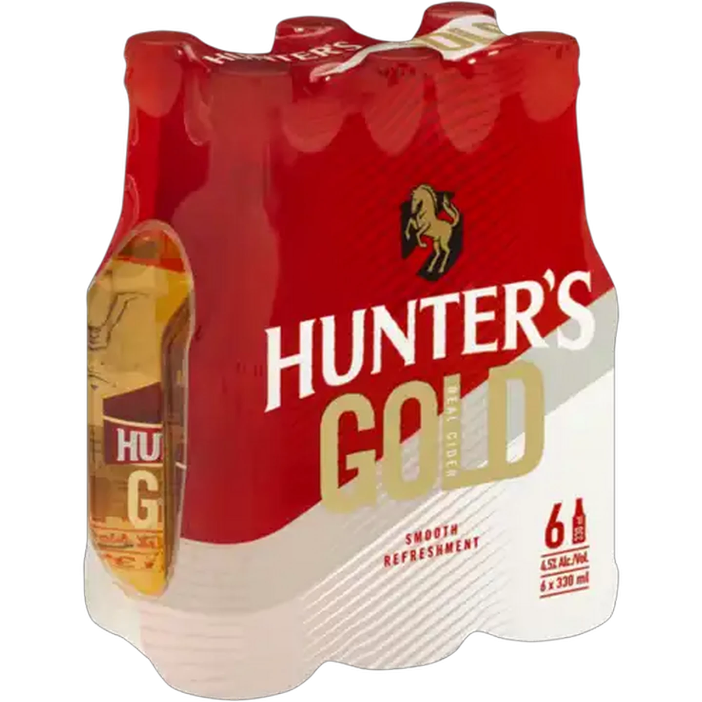 Image of Hunter's Gold Cider Bottles 6 x 330ml