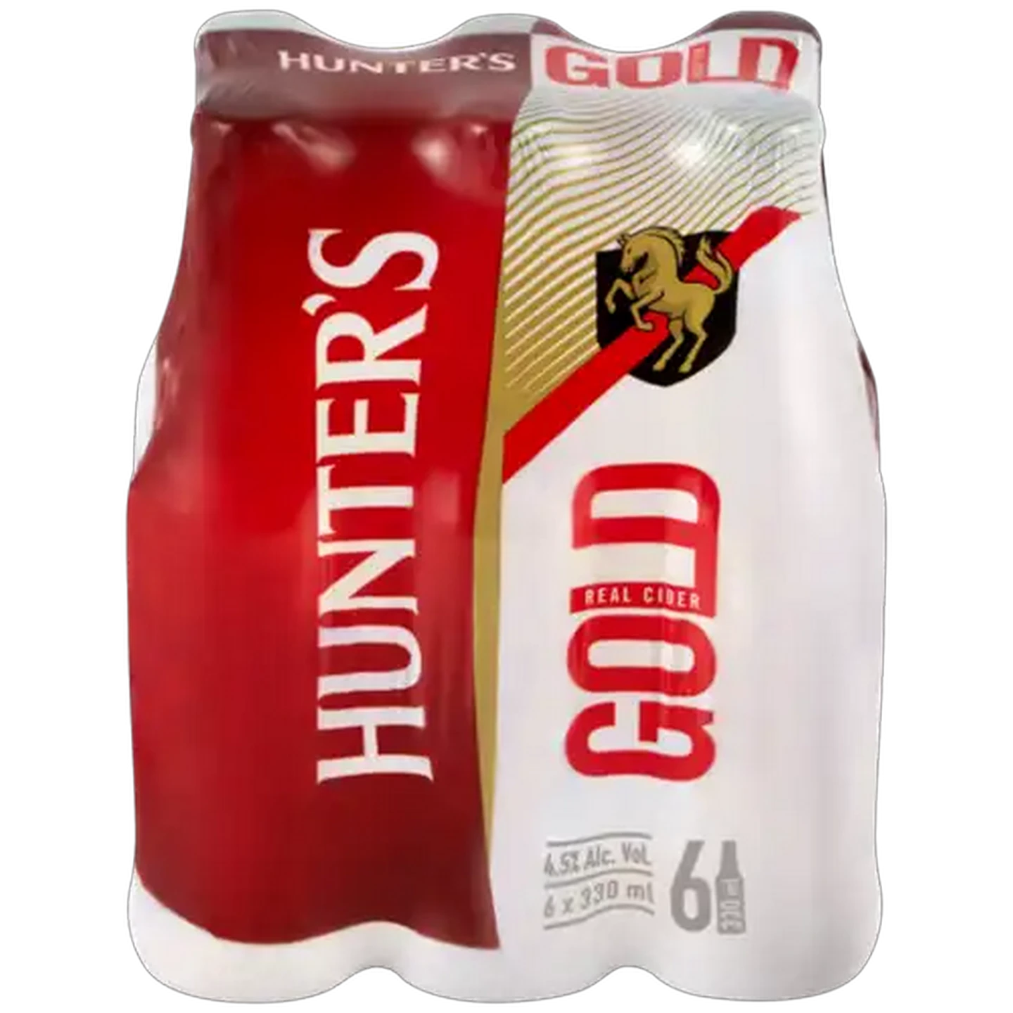 Image of Hunter's Gold Cider Bottles 6 x 330ml