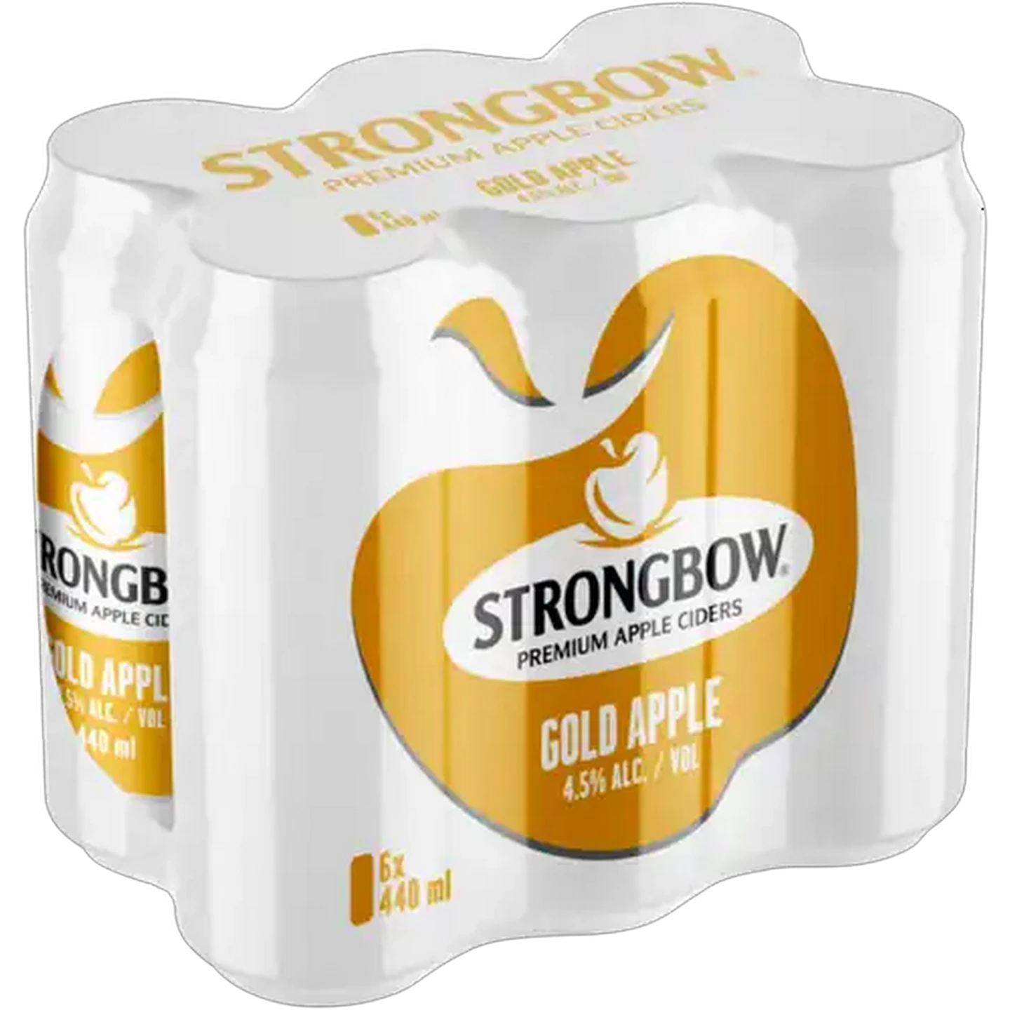Image of Strongbow Gold Apple Premium Apple Cider Cans 6 x 440ml