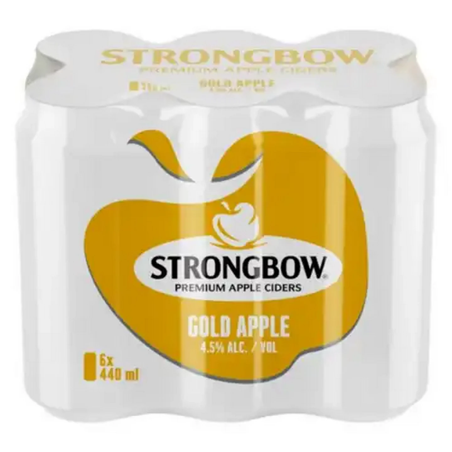 Image of Strongbow Gold Apple Premium Apple Cider Cans 6 x 440ml