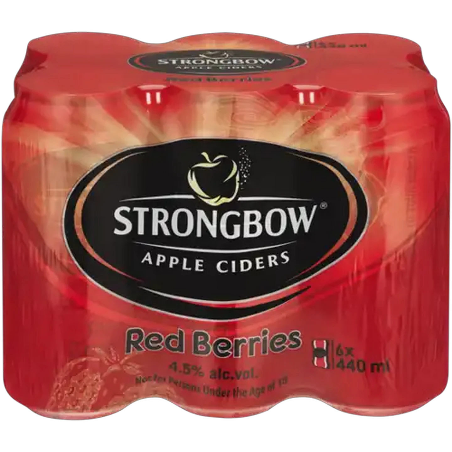Image of Strongbow Red Berries Flavour Premium Apple Cider Cans 6 x 440ml