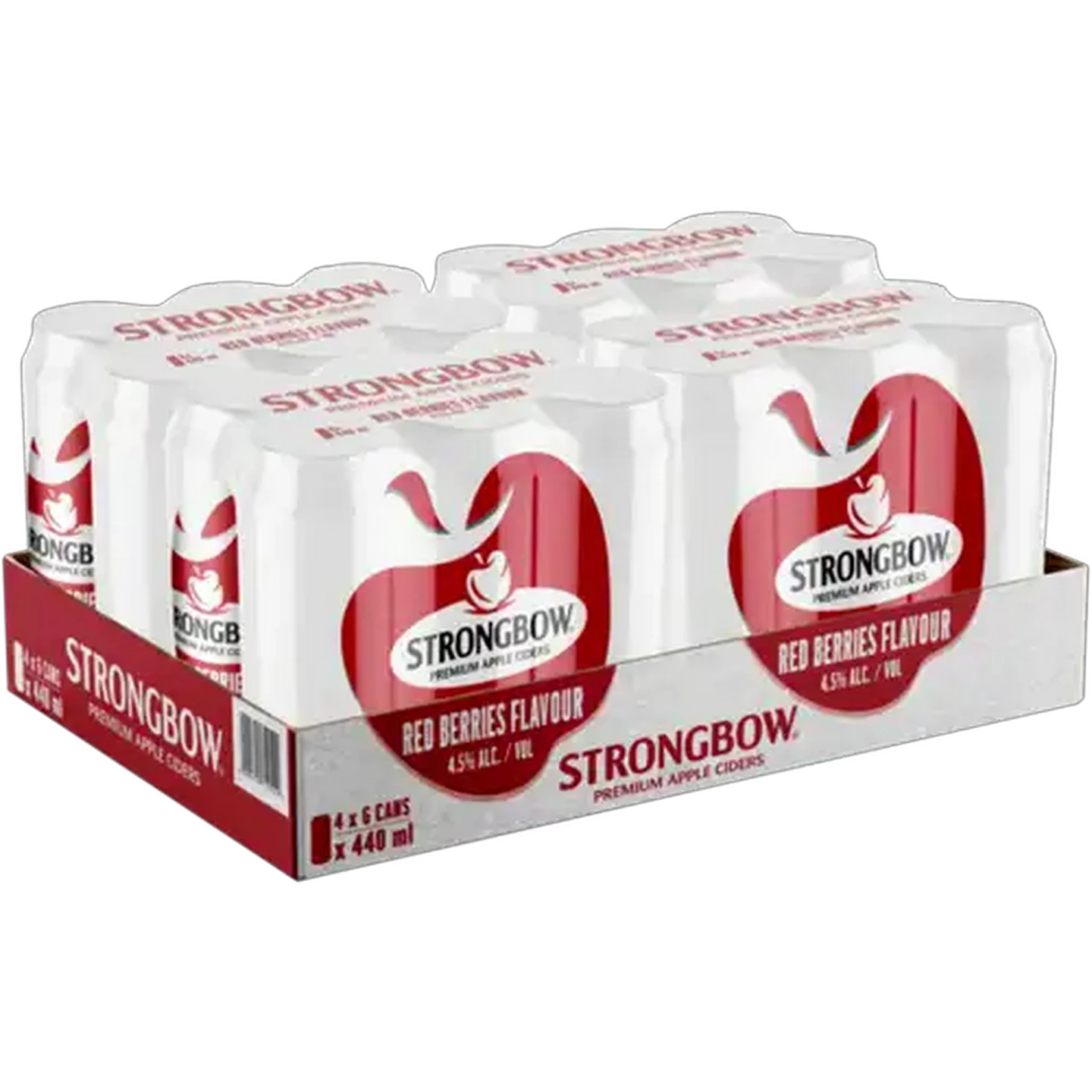 Image of Strongbow Red Berries Flavour Premium Apple Cider Cans 24 x 440ml