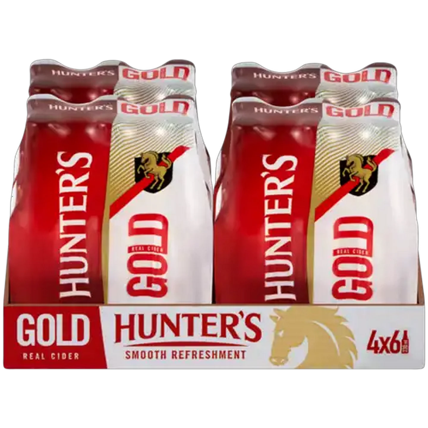 Image of Hunter's Gold Cider Bottles 24 x 330ml