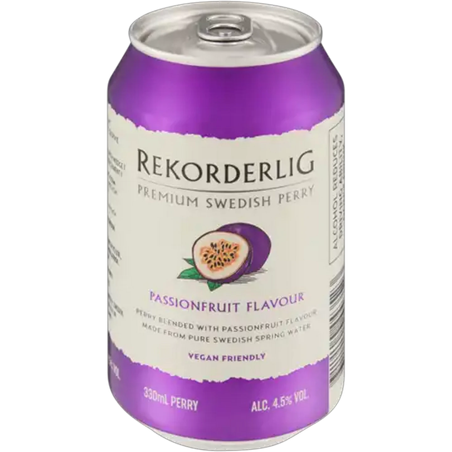 Image of Rekorderlig Passionfruit Flavour Premium Swedish Perry Can 330ml