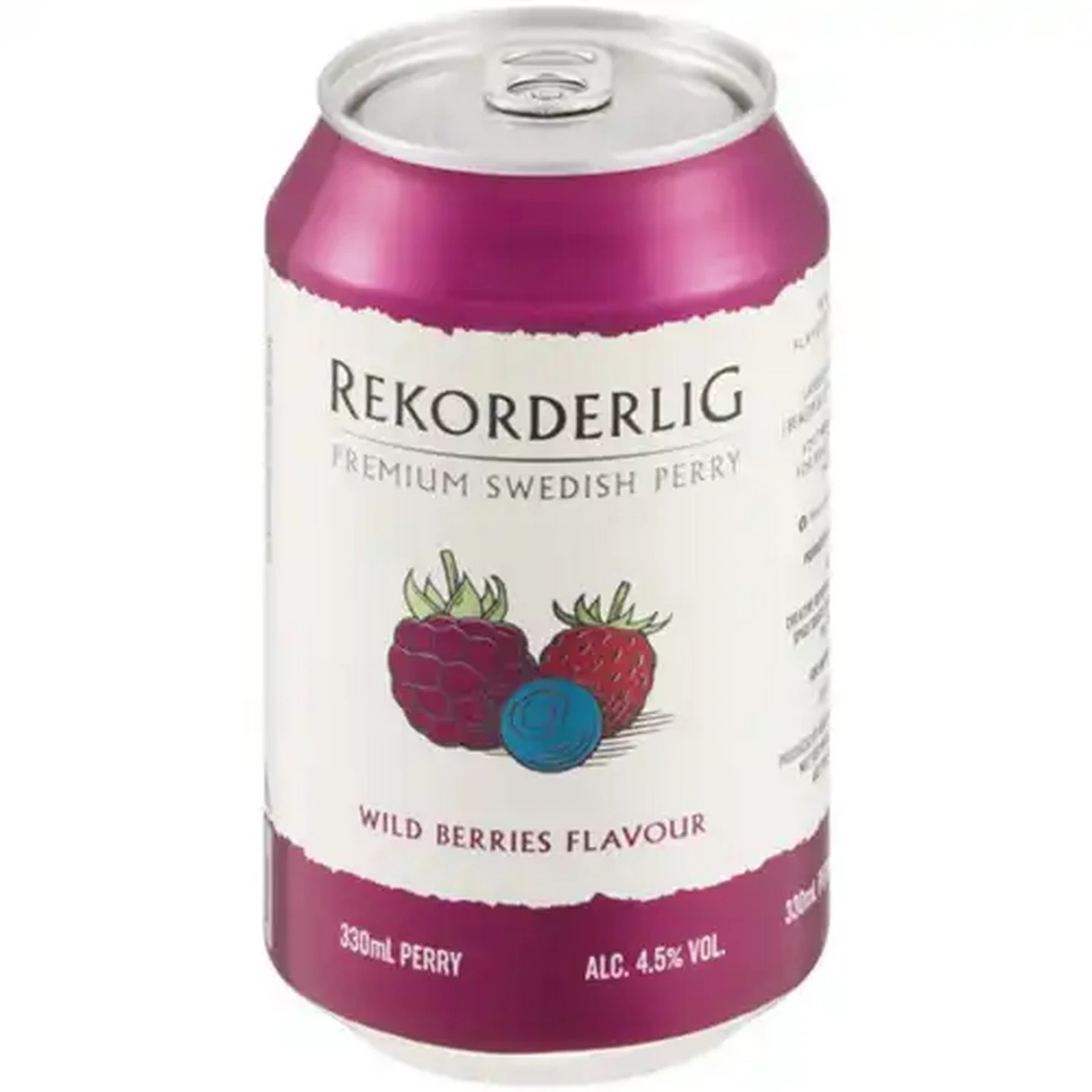 Image of Rekorderlig Wild Berries Flavour Premium Swedish Perry Can 330ml